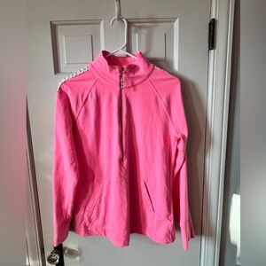 Lilly Pulitzer pink with white inlay along sleeves Size Small